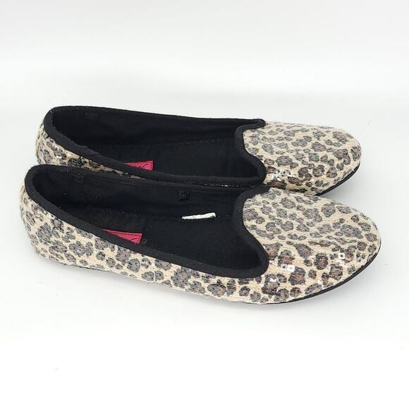 Betsey Johnson Leopard Slippers Womens Estimated Size 6 Based On Measurements   - Picture 4 of 16
